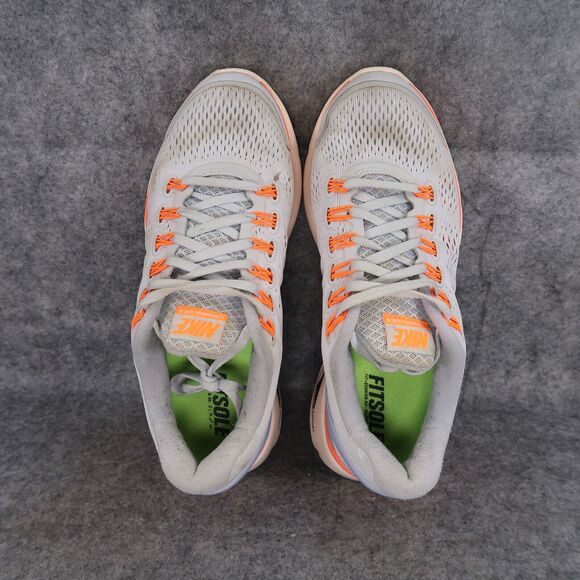 Nike Shoes Womens 7.5 Athletic Trainer Lunarglide 4 Running Sneaker Comfort Grey - Picture 7 of 13